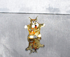 Tiny Glass Animals, Glass Cat Figurine, Mini Glass Animals, Cat Figure, Glass Cat, Cat Art, Glass Sculpture, Glass Animals, Cat Statue