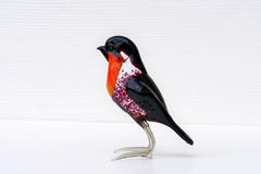Robin Gifts, Handmade Glass Bird Figurine, Bird Sculpture, Bird Decor, Bird Lover Gifts, Glass Robin, Bird Art, Glass Bird, Blown Glass Bird