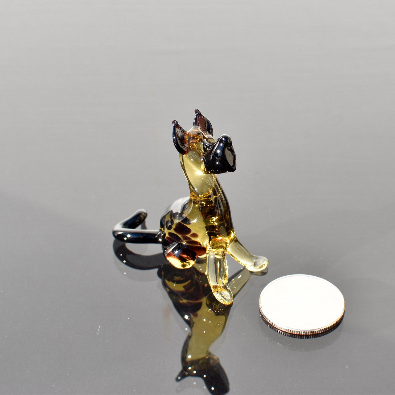 German Shepherd Figurine, German Shepherd Gifts, Dog Memorial Gift, Gifts for German Shepherd Owners, German Shepherd Art, Glass Dog