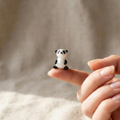 Panda Gifts, Tiny Glass Animals, Mini Glass Animals, Panda Bear, Glass Figures, Miniature Glass, Small Glass Animals, Blown Glass, Art