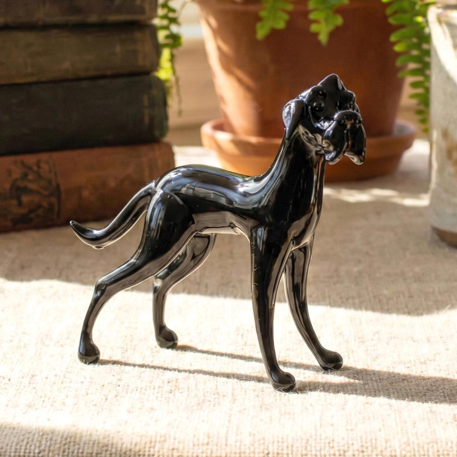 Great Dane, Dog Statue, Great Dane Gifts, Great Dane Figurine, Great Dane Art, Glass Dog, Dog Memorial Gift, Pet Loss Gift, Dane Mom