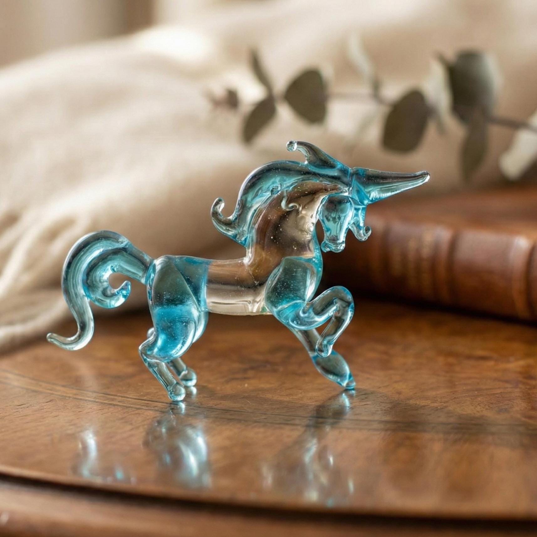 Unicorn Gifts, Unicorn Decor, Glass Unicorn, Unicorn Figurine, Glass Sculpture, Unicorn Room Decor, Unicorn Art, Glass Animals, Unicorns