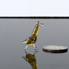 Tiny Glass Animals, Giraffe Gifts, Glass Giraffe, Mini Glass Animals, Safari Animals, Giraffe Figurine, Miniature Giraffe, Art, Decor
