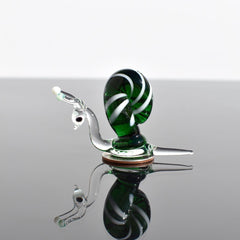 Snail, Glass Animals, Tiny Glass Animals, Green Glass Snail, Snail Decor, Snail Figurine, Glass Snail, Snail Gifts, Mini Glass Animals