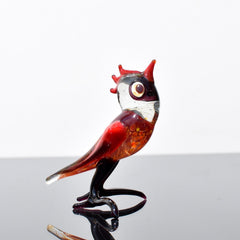 Red Bird, Glass Bird Figurine, Bird Sculpture, Bird Decor, Bird Lover Gifts, Cardinal Gifts, Bird Art, Glass Bird, Blown Glass Bird