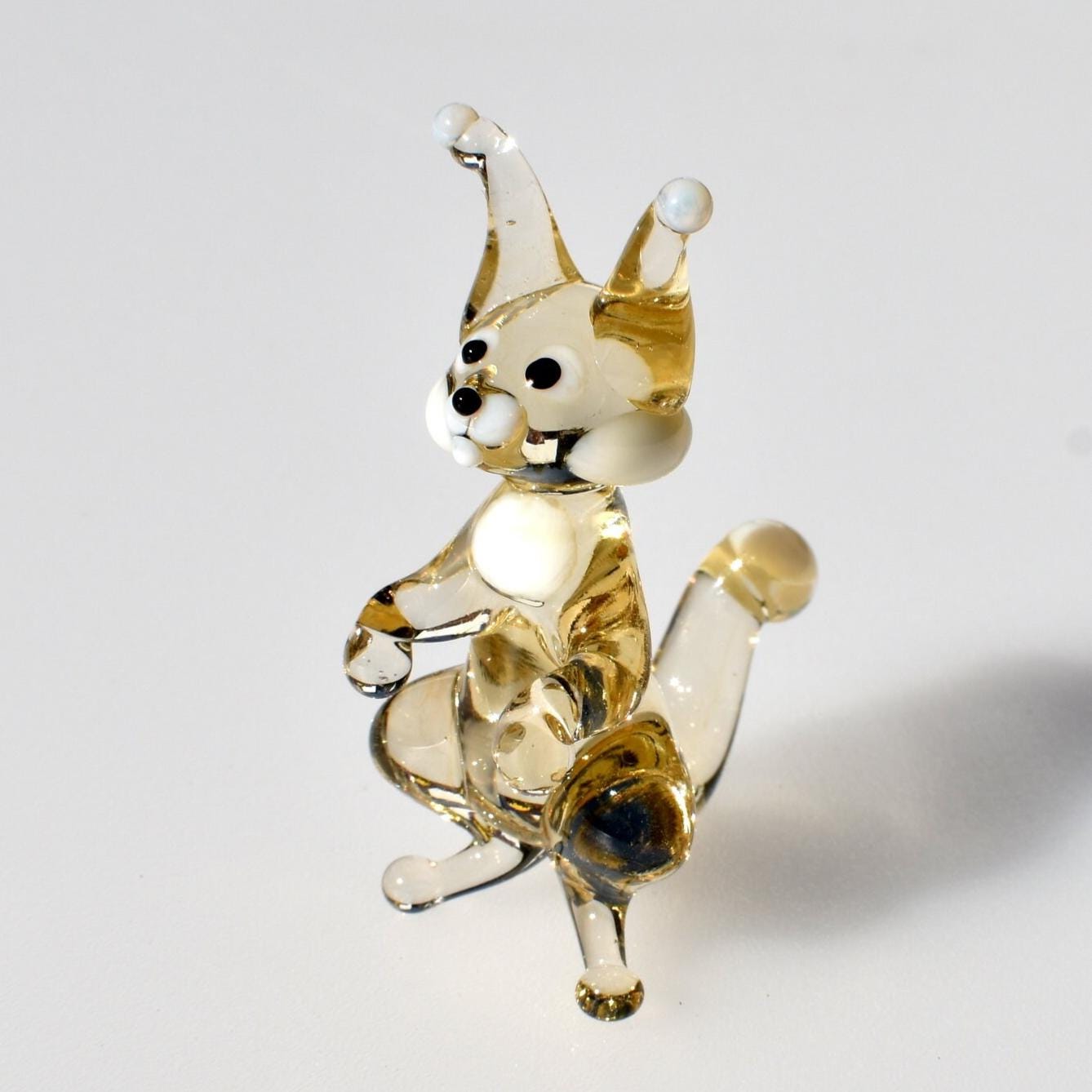 Woodland Animals, Squirrel Gifts, Forest Animals, Squirrel Figurine, Squirrel Decor, Squirrel Art, Glass Sculpture, Glass Animals, Squirrel