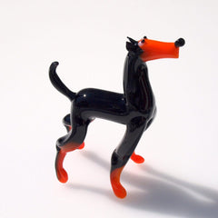 Doberman Pinscher, Glass Dog Figurine, Manchester Terrier, Doberman Gifts, Doberman Art, Doberman Statue, Doberman Figurine, Doberman Mom,