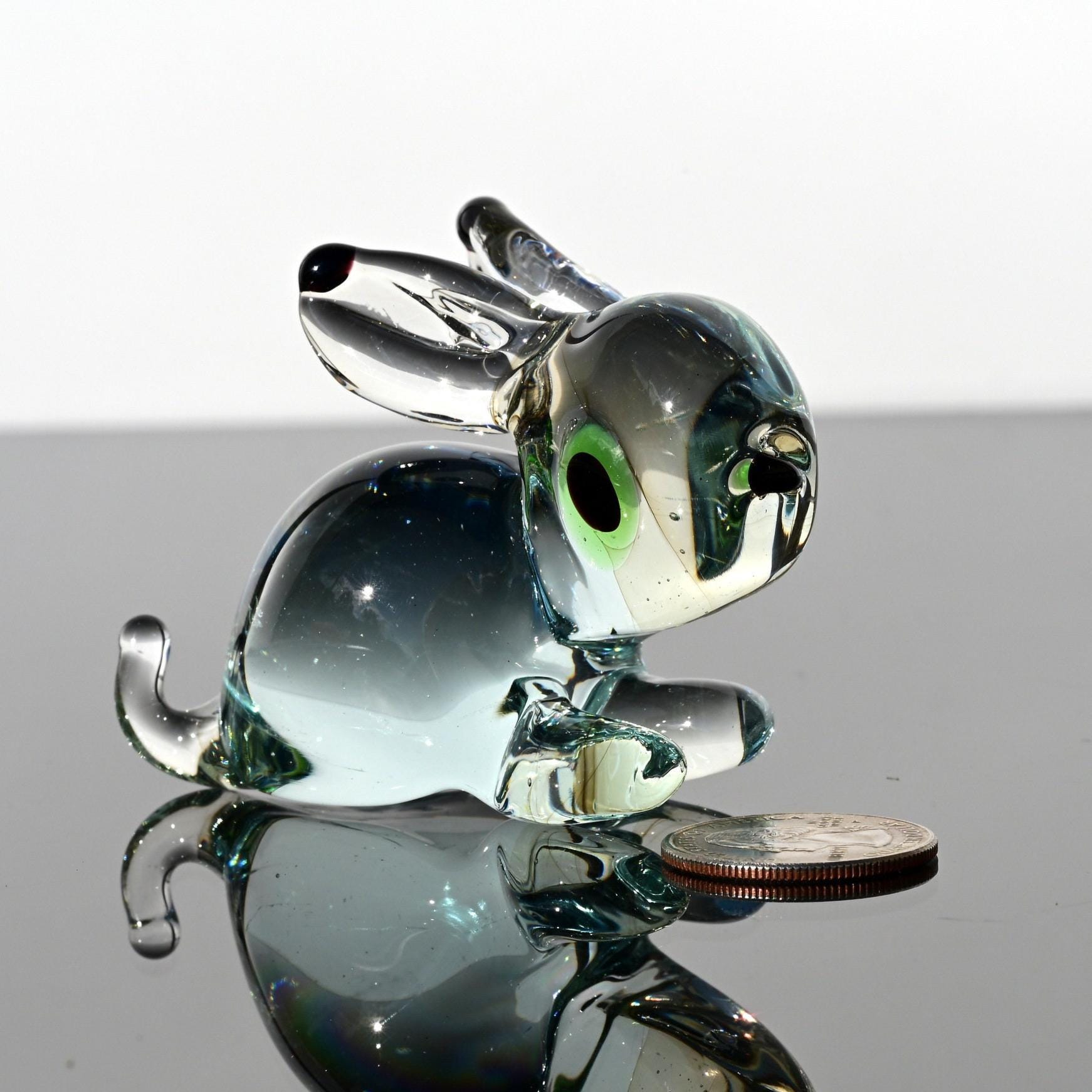 Glass Bunny, Spring Gifts, Glass Sculpture, Easter Bunny, Rabbit Art, Easter Rabbit, Glass Animals, Glass Figures, Spring Gift Ideas, Art