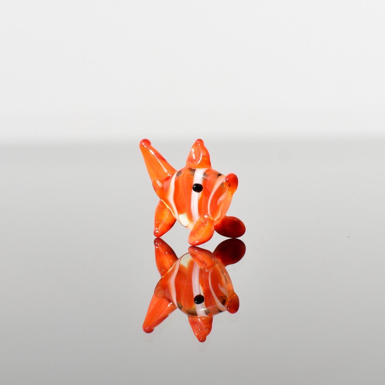Tiny Glass Animals, Glass Fish, Mini Glass Animals, Murano Glass Fish, Fish Sculpture, Tropical Fish, Glass Animals, Blown Glass Fish