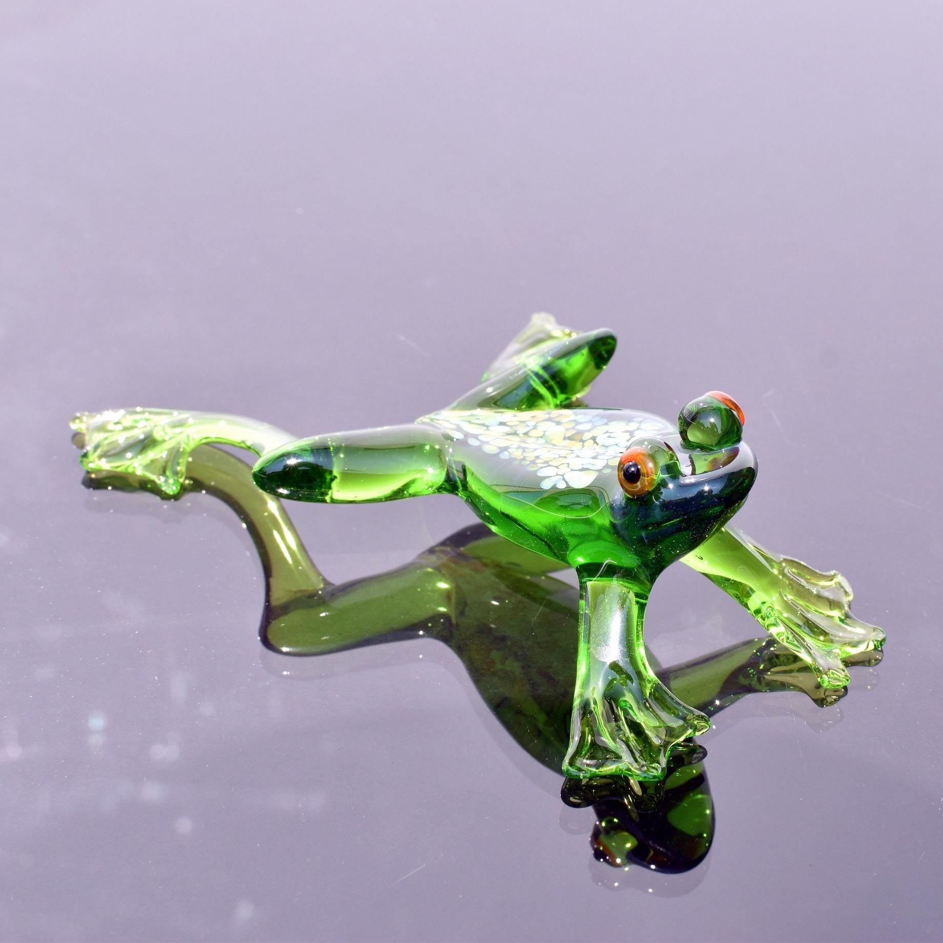 Glass Animals, Glass Sculptures, Frog Gifts, Glass Figurines, Glass Frog, Glass Animal Figurines, Blown Glass Frog, Cute Frog, Frog Glass