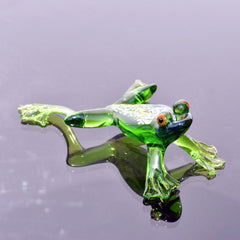 Glass Animals, Glass Sculptures, Frog Gifts, Glass Figurines, Glass Frog, Glass Animal Figurines, Blown Glass Frog, Cute Frog, Frog Glass