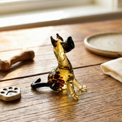 German Shepherd Figurine, German Shepherd Gifts, Dog Memorial Gift, Gifts for German Shepherd Owners, German Shepherd Art, Glass Dog