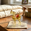 Glass Dog Figurine, Dog Statue, Glass Animals, Blown Glass Animals, Glass Dog, Wire Hair Dog, Murano Glass Dog, Terrier Dog