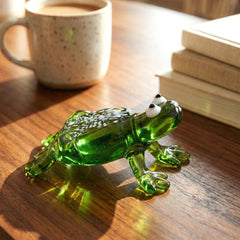 Blown Glass Frogs, Glass Sculptures, Glass Frog, Frog Gifts, Glass Animals, Glass Figurines, Frog Figurines, Cute Frog, Lampwork Glass