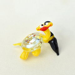 Blown Glass Turtle Figurine, Sea Turtle Gifts, Blown Glass Animals, Coastal Decor, Whimsical Art, Turtle Gifts, Sea Turtle Decor