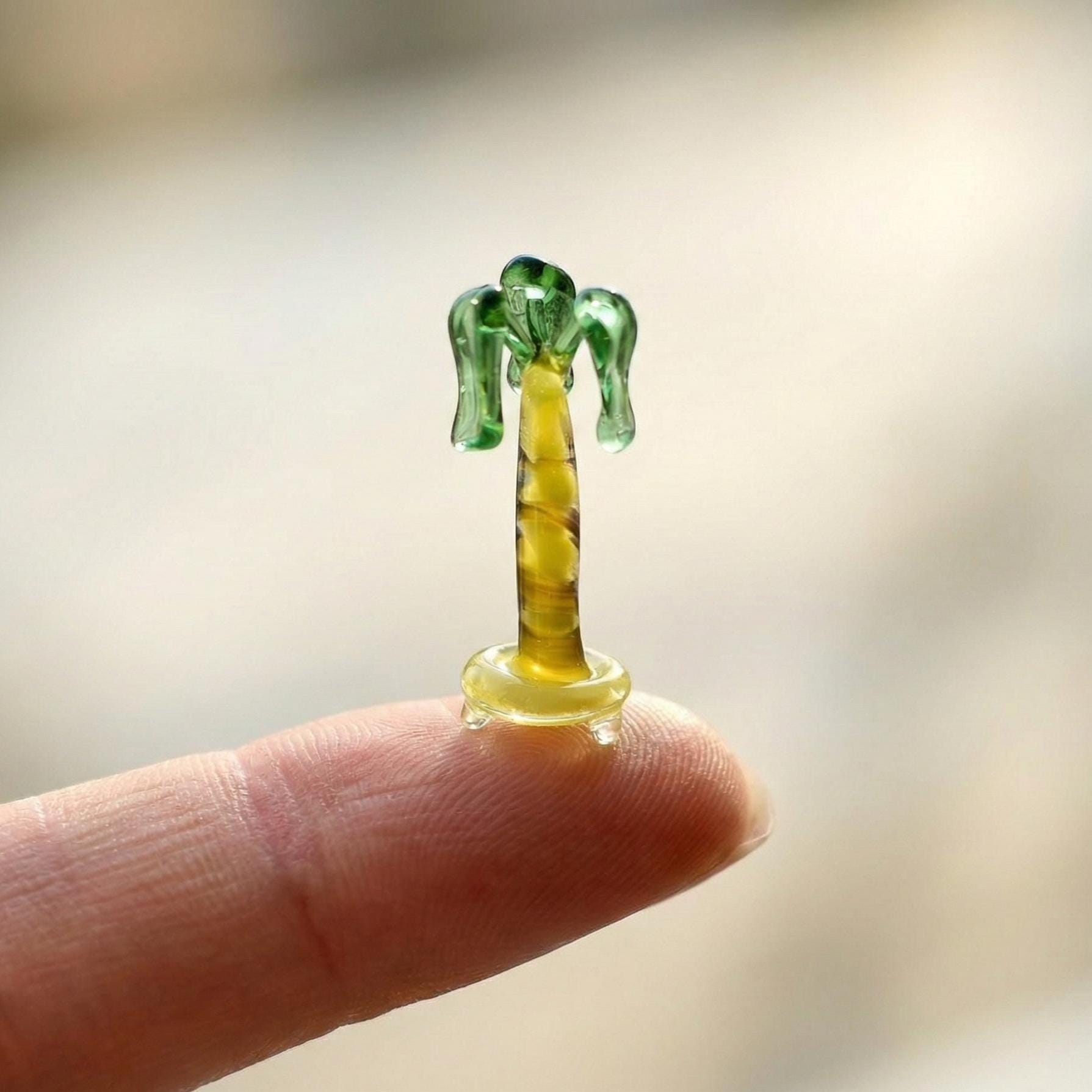 Handblown Glass Palm Tree, Beach Decor, Beach House Decor, Palm Tree Decor, Summer Decor, Palm Tree Gifts, Palm Tree Art, Palm Trees, Beach