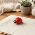 Ladybug Gifts, Glass Animal Figurines, Ladybug Decor, Glass Animals, Tiny Glass Animals, Ladybug Charm, Red Ladybug, Blown Glass, Art