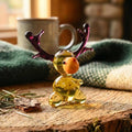 Moose Decor, Glass Animal Figurines, Moose, Tiny Glass Animals, Moose Gifts, Mini Glass Figurines, Glass Animals, Moose Art, Glass Moose