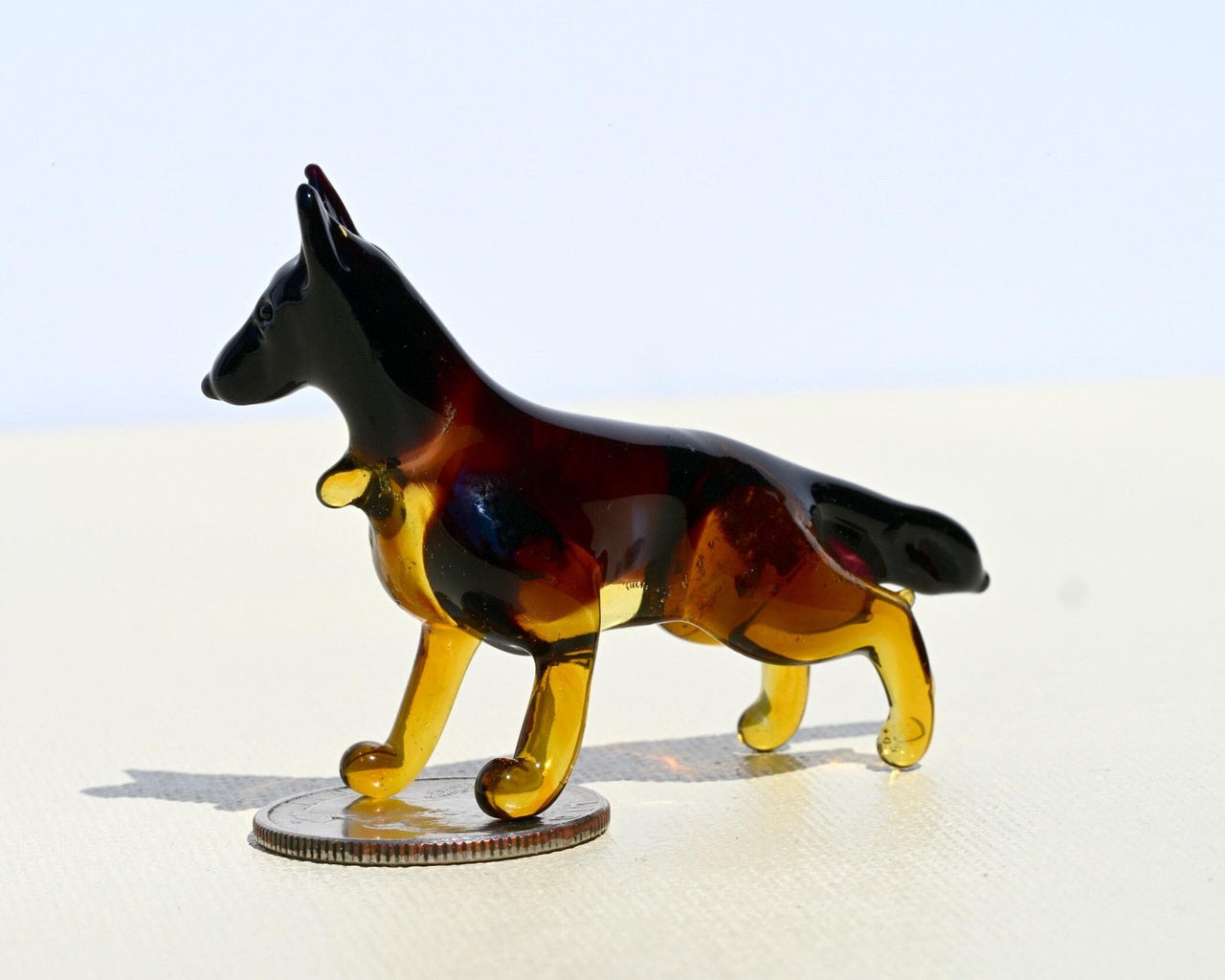 Black German Shepherd Figurine, German Shepherd Gifts, Dog Memorial Gift, Gifts for German Shepherd Owners, German Shepherd Art Statue