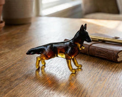 Black German Shepherd Figurine, German Shepherd Gifts, Dog Memorial Gift, Gifts for German Shepherd Owners, German Shepherd Art Statue