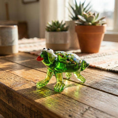 Frog Figurines, Glass Frog, Cute Frog, Glass Sculptures, Frog Gifts, Glass Animal Figurines, Blown Glass Frog, Lampwork Glass, Glass Animals