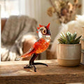 Red Bird, Glass Bird Figurine, Bird Sculpture, Bird Decor, Bird Lover Gifts, Cardinal Gifts, Bird Art, Glass Bird, Blown Glass Bird
