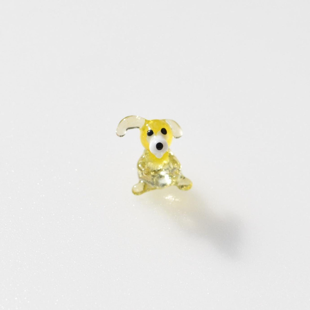 Mini Dog Figurine, Tiny Glass Animals, Puppy Dog Figurine, Dog Sculpture, Miniature Glass Animals, Glass Animal Figurines,Mini Glass Animals