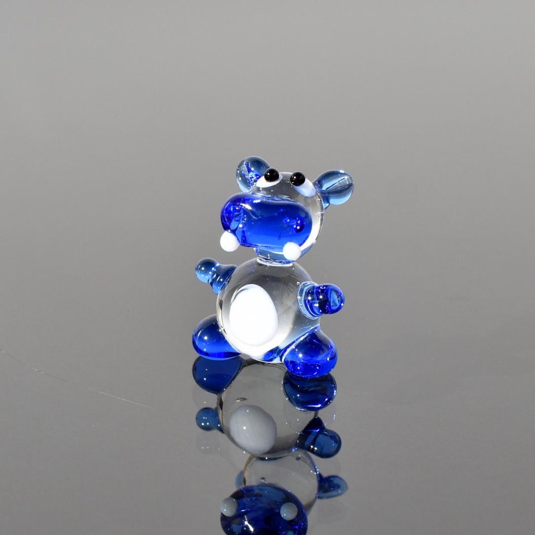 Tiny Glass Animals, Miniature Glass Animals, House Hippo Art, Glass Animal Figurines, Hippo Gifts, Safari Animals, Hippos