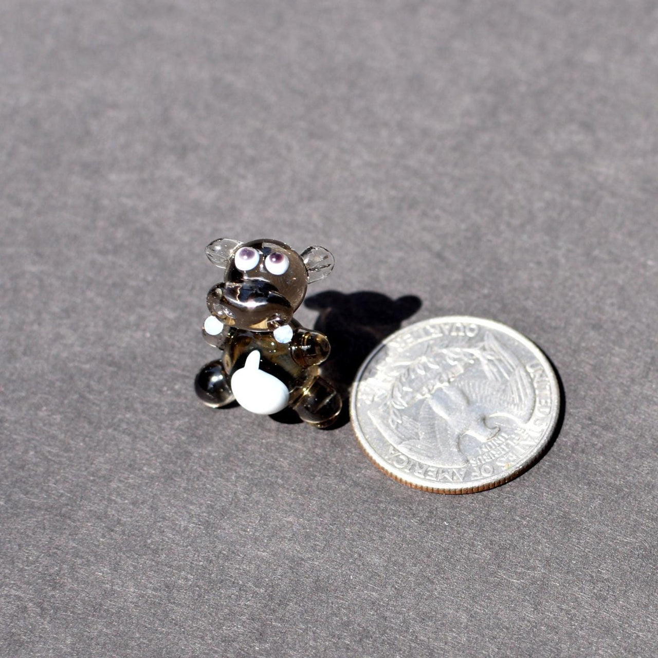 Tiny Glass Animals Hippo Figurine, Hippo Gifts, Miniature Glass Animals, Safari Animals, Hippo Statue, Lampwork Glass, Hippopotamus Gift