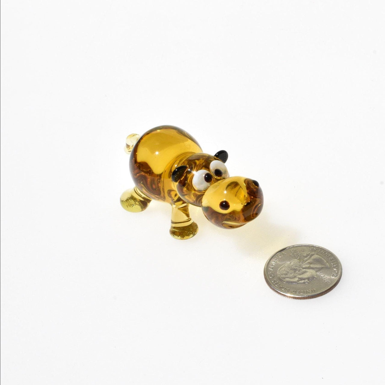 House Hippo Figurine, Hippo Gifts, Glass Hippo Statue, Blown Glass Animals, Hippo Gifts, Safari Decor, Unique Gift for Her