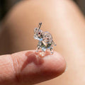 Glass Animal Figurines, Miniature Glass Animals, Clear Glass Elephant, Tiny Glass Animals, Elephant Gifts, Elephant Figurine, Glass Animals