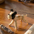 Jack Russell Terrier Glass Dog Figurine, Jack Russel Terrier, Fox Terrier, Rat Terrier, Dog Statue, Terrier Gift, Puppy, Miniature Dog