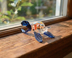 Sea Turtle Gifts, Glass Sea Turtle, Coastal Decor, Sea Turtle Decor, Glass Animal Figurine, Turtle Figurine, Ocean Art, Blown Glass Animals