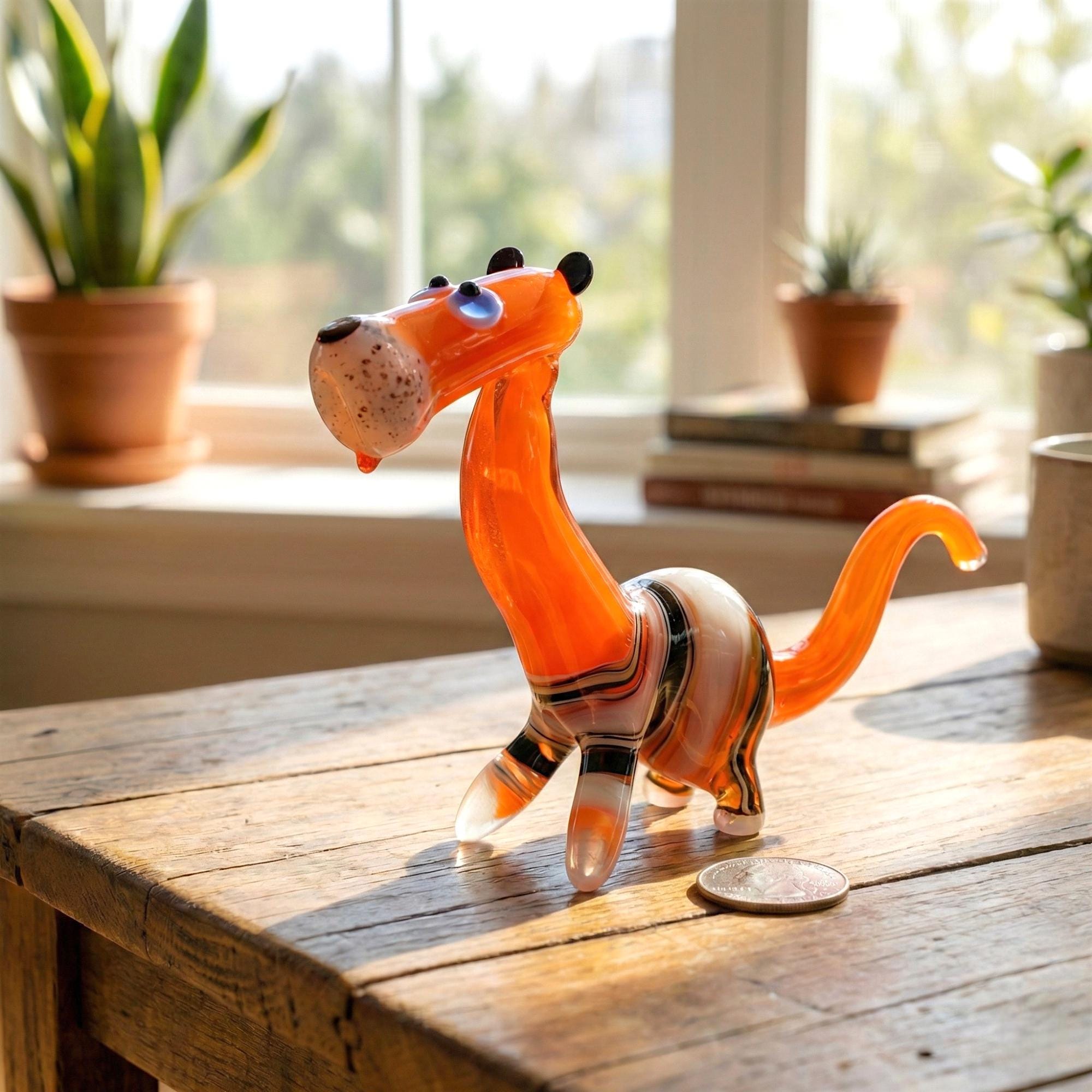Glass Tiger Figurine, Tiger Statue, Glass Sculptures, Jungle Decor, Jungle Art, Hand Blown Glass, Glass Animals, Blown Glass Animals, Tiger