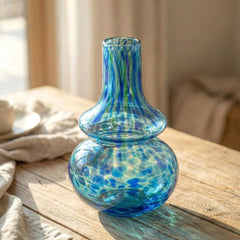 Hand Blown Cobalt Glass Vase
