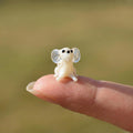 Hand Blown Glass Mouse: Whimsical Miniature Figurine Mothers Day Gifts for Her