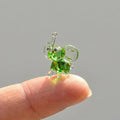 Mini Glass Animals, Elephant Figurine, Green Glass Elephant, Elephant Gifts, Glass Animals, Tiny Glass Animals, Elephant Decor, Art, Lime