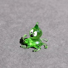 Blown Glass Octopus Figurine, Octopus Gift, Octopus Sculpture, Tiny Glass Animals, Mini Glass Animals, Octopus Decor, Glass Octopus Art