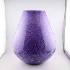 Hand Blown Purple Glass Vase