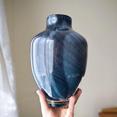 Deep Purple Classic Glass Vase