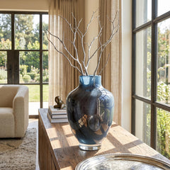 Deep Purple Classic Glass Vase