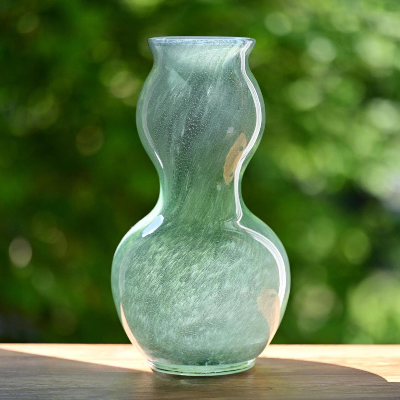 Emerald Green Vase, Hand Blown Glass Vase, Green Glass Vase, Dark Green Glass Vase, Tall Green Vase, Art Glass Vase, Birthday Gift