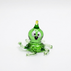 Blown Glass Octopus Figurine, Octopus Gift, Octopus Sculpture, Tiny Glass Animals, Mini Glass Animals, Octopus Decor, Glass Octopus Art