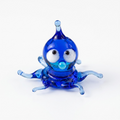 Blown Glass Octopus Figurine, Octopus Gift, Octopus Sculpture, Tiny Glass Animals, Mini Glass Animals, Octopus Decor, Blue Glass Octopus Art