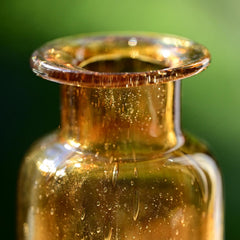 Hand Blown Amber Glass Reed Diffuser Bottle